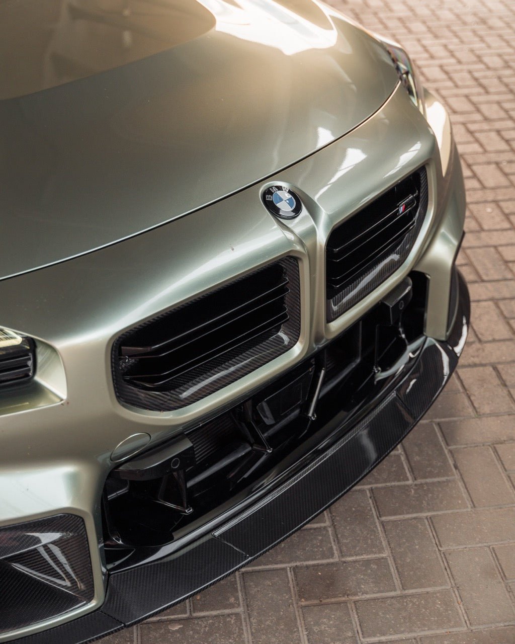 BMW M2 G87 Pre - Preg Carbon Fibre TR87 Front Grilles by Trevora (2023 - 2024) - Evolve Automotive