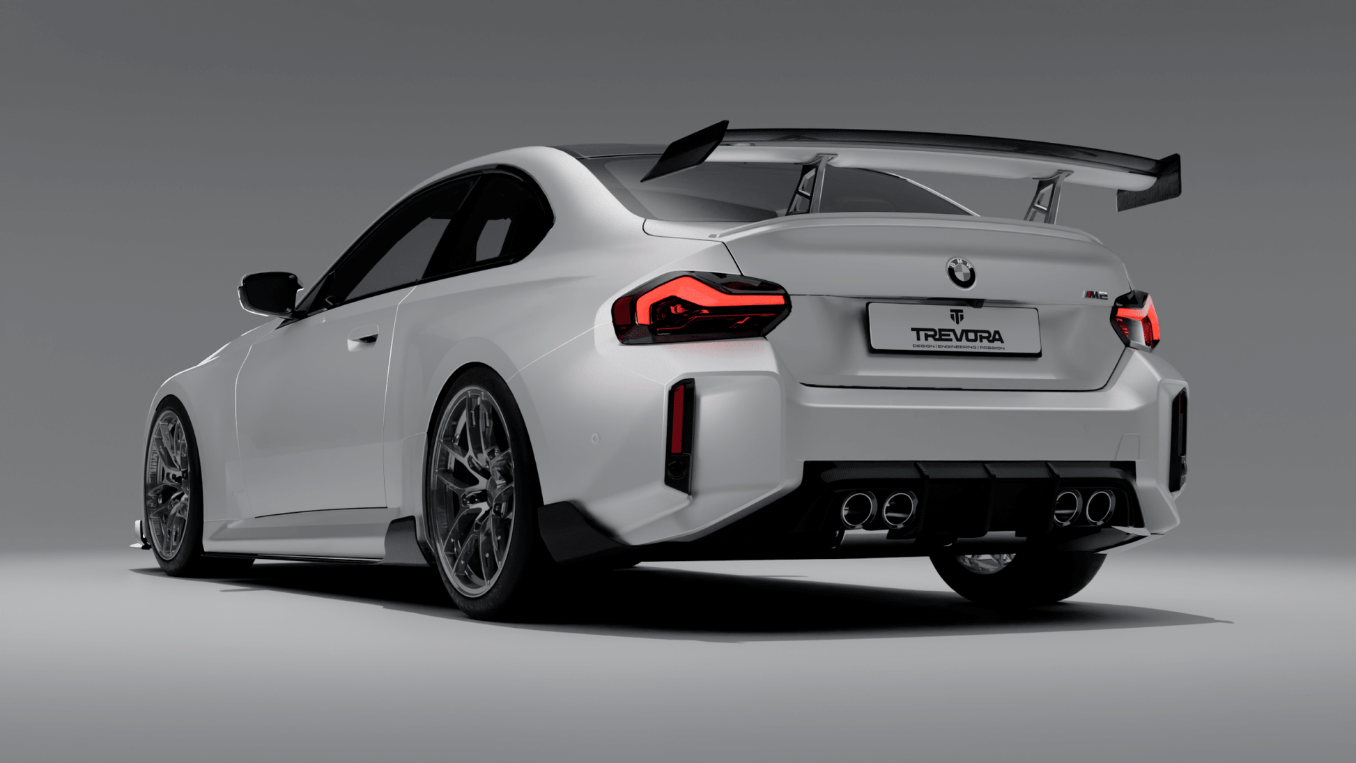 BMW M2 G87 TR87 Track Pack Carbon Fibre Rear Wing by Trevora (2022+) - Evolve Automotive