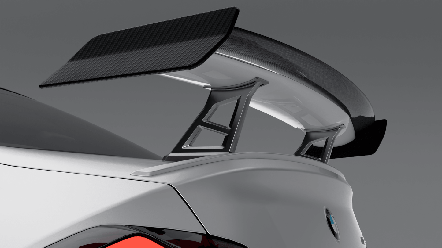 BMW M2 G87 TR87 Track Pack Carbon Fibre Rear Wing by Trevora (2022+) - Evolve Automotive
