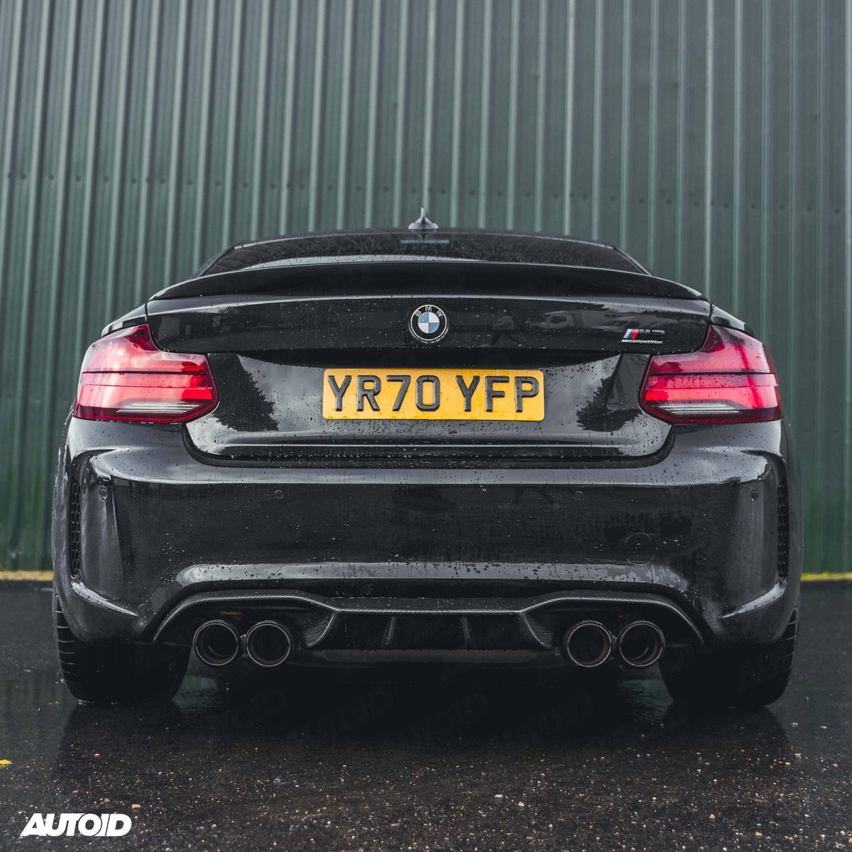 BMW M2 & M2 Competition F87 Pre-preg Carbon Fibre Competition Rear Diffuser Pro by FORM (2015-2021) - Evolve Automotive