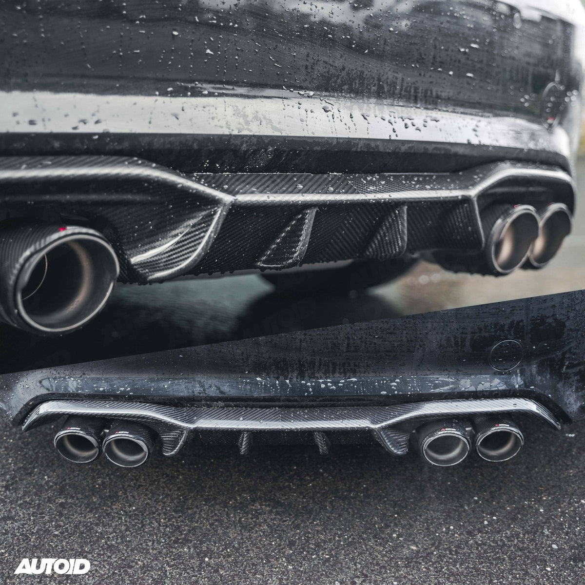 BMW M2 & M2 Competition F87 Pre-preg Carbon Fibre Competition Rear Diffuser Pro by FORM (2015-2021) - Evolve Automotive