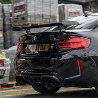 BMW M2 & M2 Competition F87 Pre-preg Carbon Fibre Performance Rear Diffuser Pro by FORM (2015-2021) - Evolve Automotive