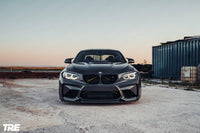 BMW M2 OG F87 Pre - Preg Carbon Fibre Front Splitter by Trevora (2015 - 2018) - Evolve Automotive