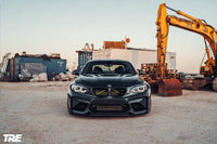 BMW M2 OG F87 Pre - Preg Carbon Fibre Front Splitter by Trevora (2015 - 2018) - Evolve Automotive