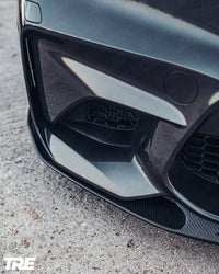 BMW M2 OG F87 Pre - Preg Carbon Fibre Front Splitter by Trevora (2015 - 2018) - Evolve Automotive