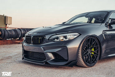 BMW M2 OG F87 Pre - Preg Carbon Fibre Front Splitter by Trevora (2015 - 2018) - Evolve Automotive