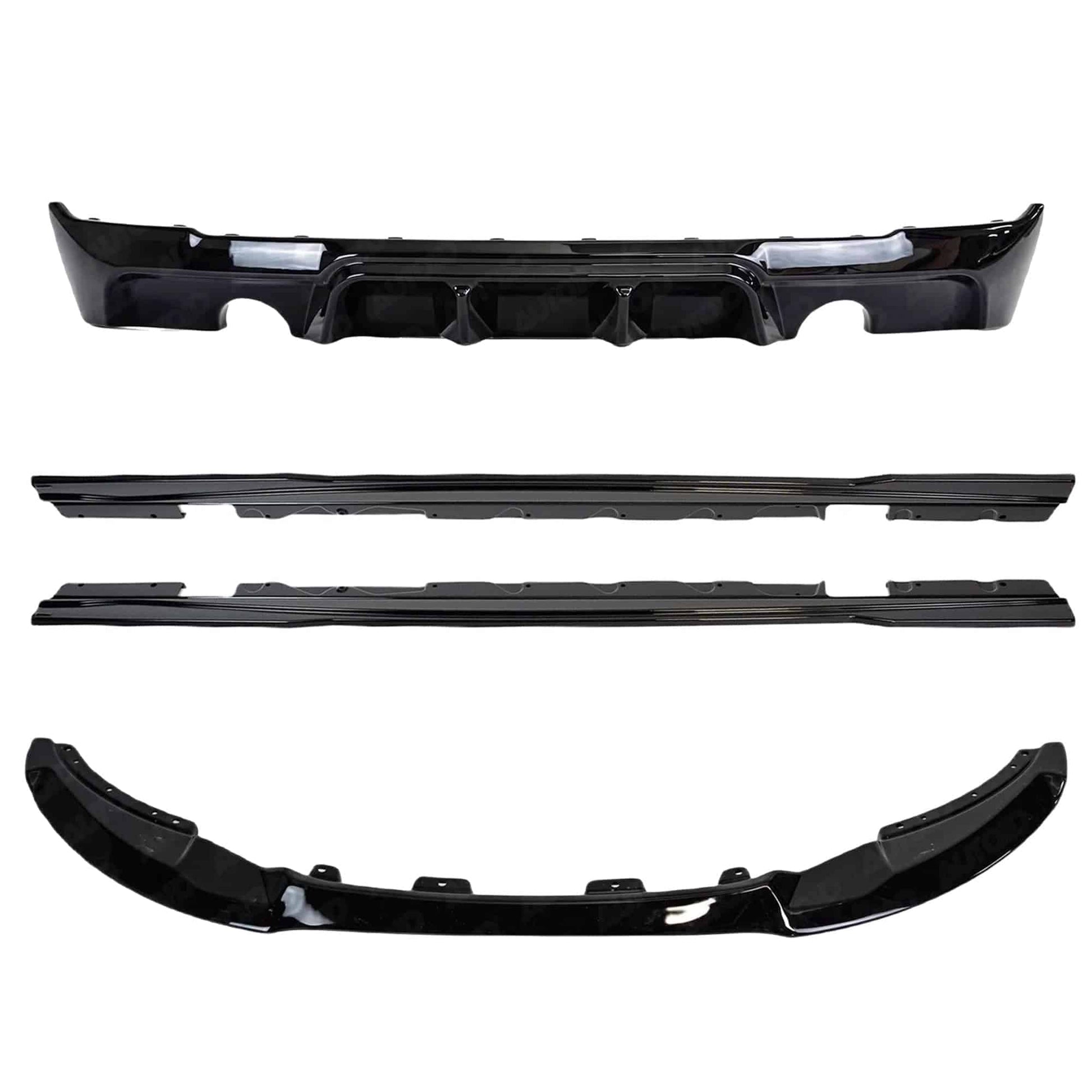 BMW M235i & M240i F22 F23 EVO - 1 Gloss Black Body Kit by ZAERO (2014 - 2019) - Evolve Automotive