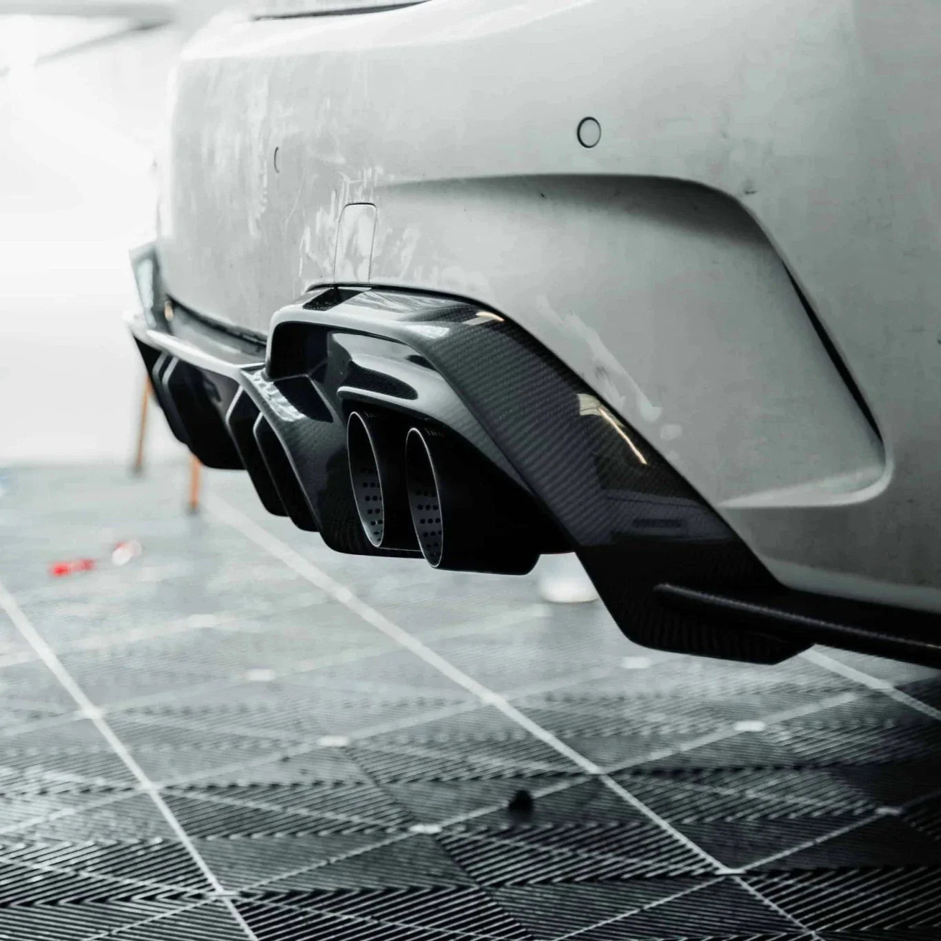 BMW M240i G42, M340i G20 and M440i G22 Cerakote Black Exhaust Tips by Trevora (2021+) - Evolve Automotive