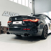 BMW M240i G42, M340i G20 and M440i G22 Cerakote Black Exhaust Tips by Trevora (2021+) - Evolve Automotive