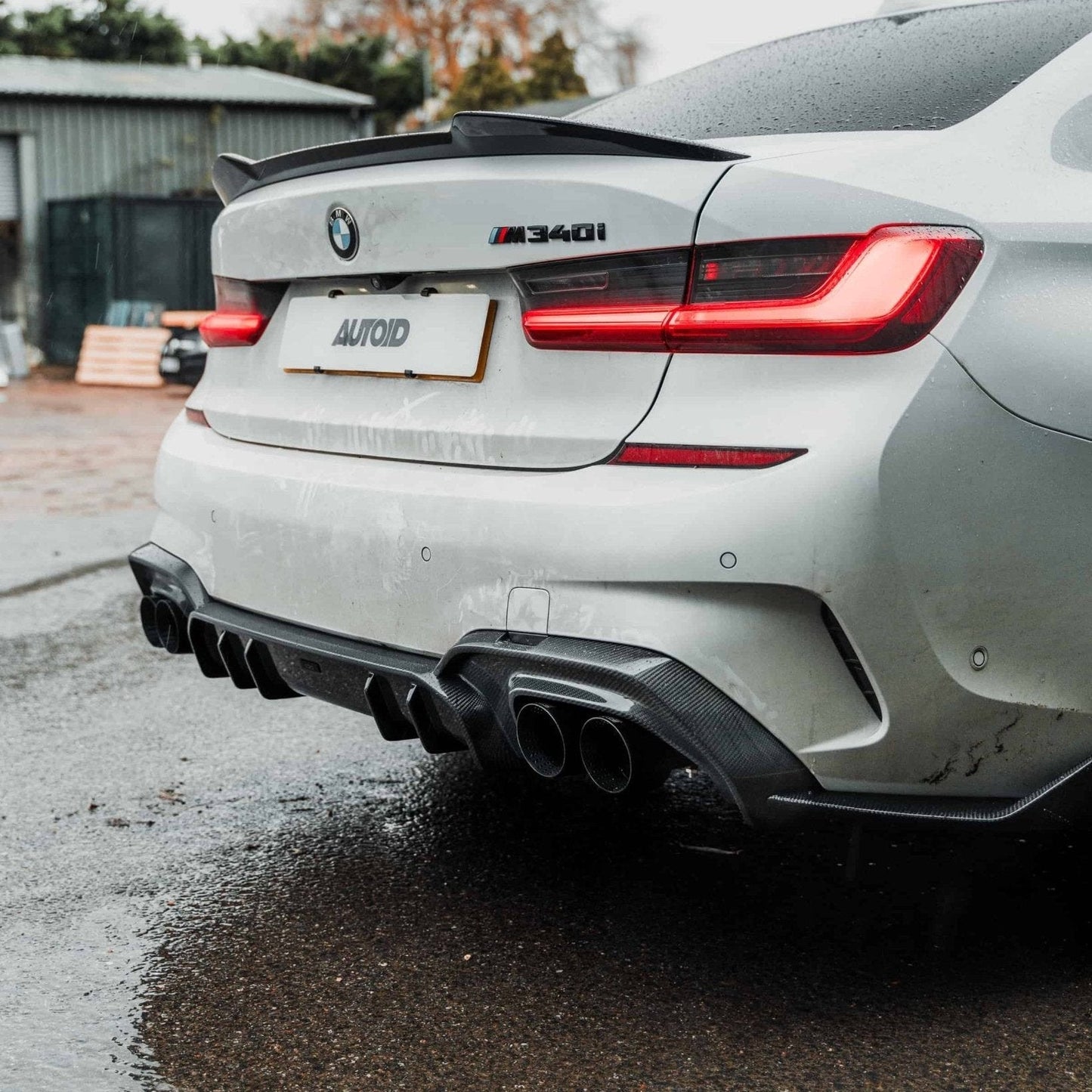 BMW M240i G42, M340i G20 and M440i G22 Cerakote Black Exhaust Tips by Trevora (2021+) - Evolve Automotive