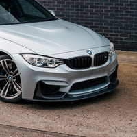 BMW M3 F80 & M4 F82 Pre-Preg Carbon Fibre GT V2 Front Splitter by FORM (2014-2020) - Evolve Automotive