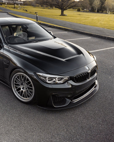 BMW M3 F80 & M4 F82 Pre-Preg Carbon Fibre GT V2 Front Splitter by FORM (2014-2020) - Evolve Automotive
