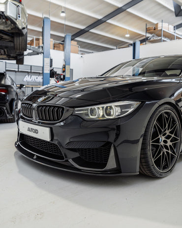BMW M3 F80 & M4 F82 Pre-Preg Carbon Fibre Performance Front Splitter Pro by FORM (2014-2020) - Evolve Automotive