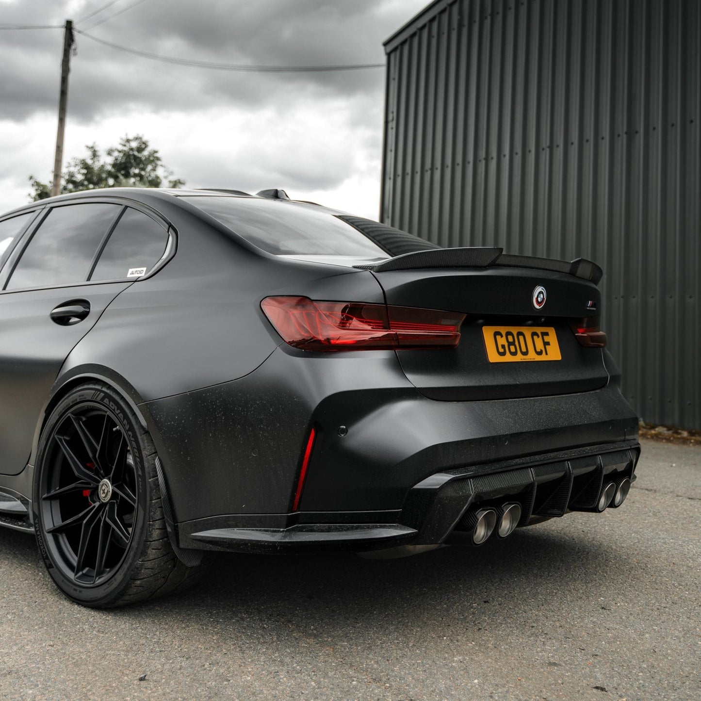 BMW M3 G80 & 3 Series G20 Pre - preg Carbon Fibre PR - 1 Rear Spoiler by Trevora (2018+) - Evolve Automotive