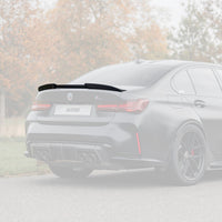 BMW M3 G80 & 3 Series G20 Pre - preg Carbon Fibre PR - 1 Rear Spoiler by Trevora (2018+) - Evolve Automotive