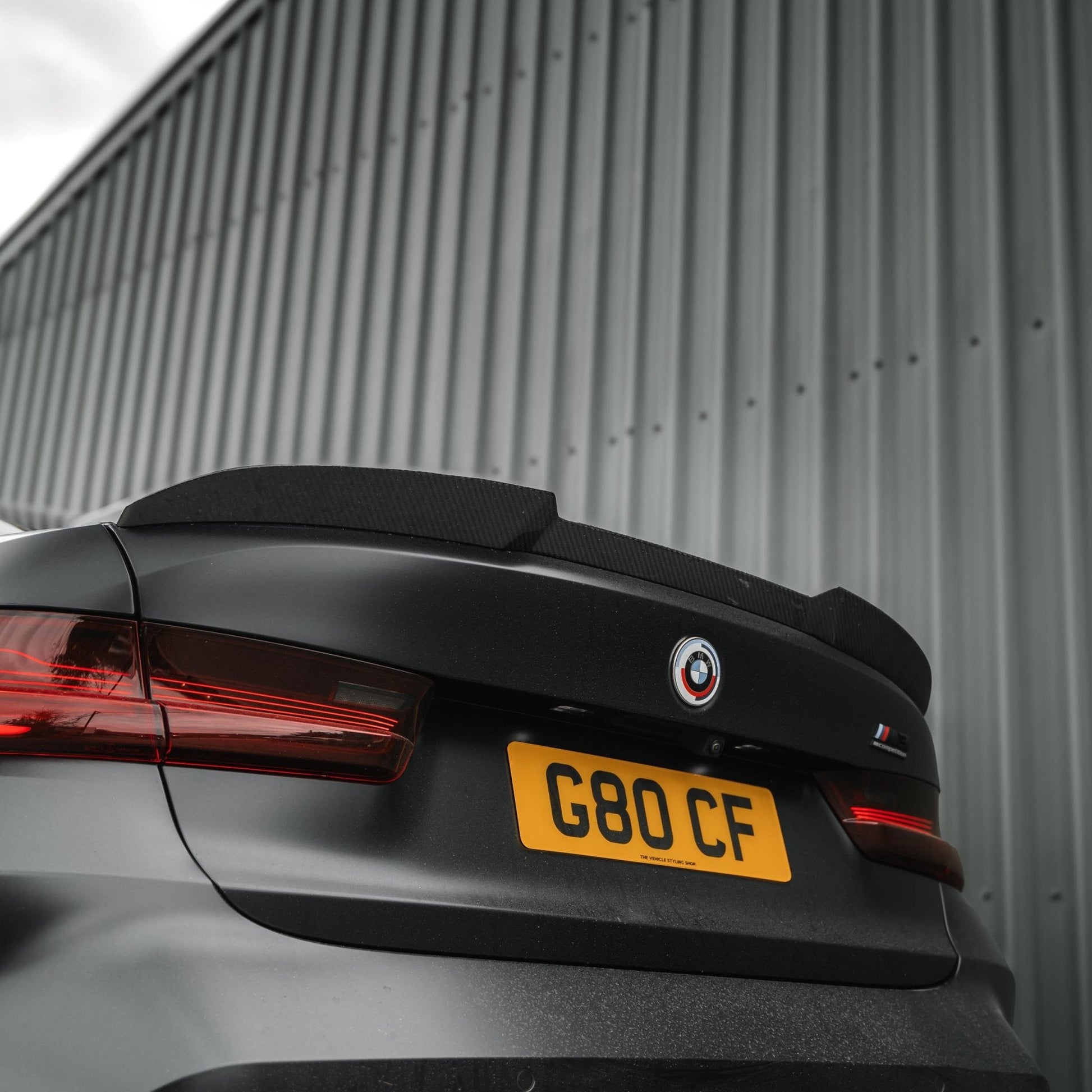BMW M3 G80 & 3 Series G20 Pre - preg Carbon Fibre PR - 1 Rear Spoiler by Trevora (2018+) - Evolve Automotive