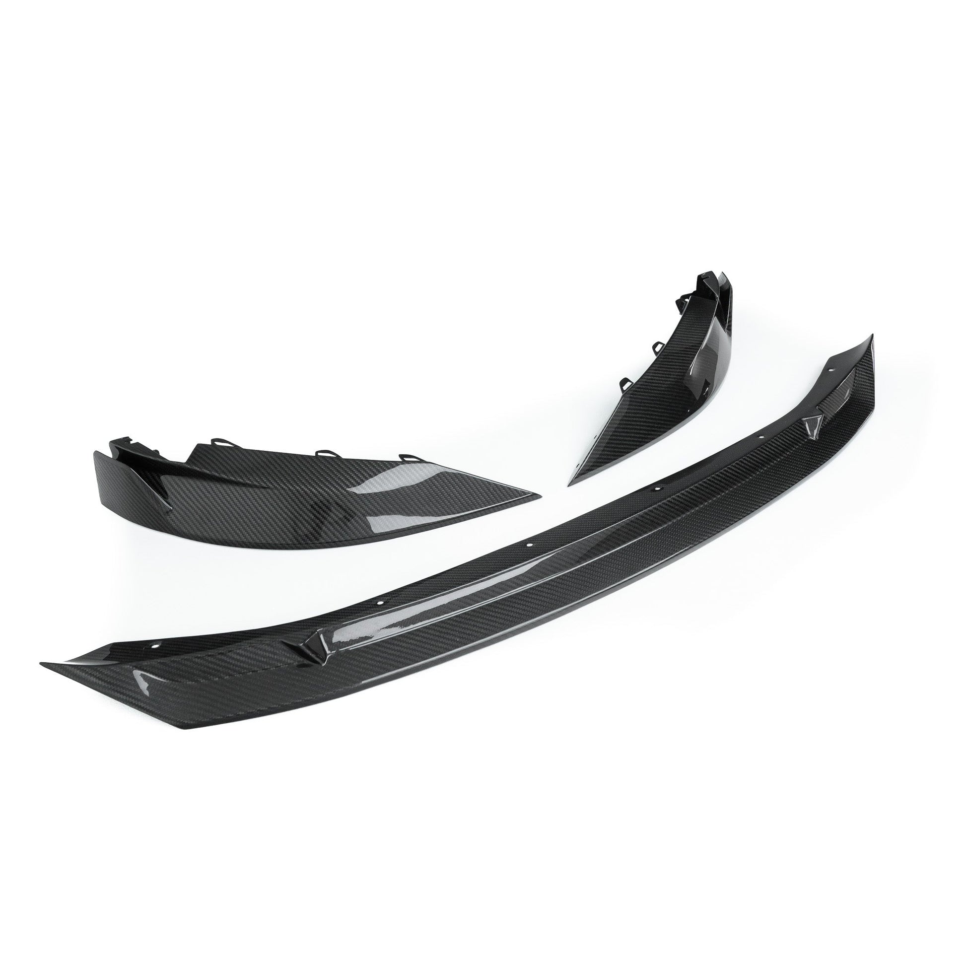BMW M3 G80 G81 & BMW M4 G82 G83 Pre - Preg Carbon Fibre ID - 01 Front Splitter by Trevora (2021+) - Evolve Automotive