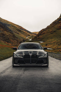 BMW M3 G80 G81 & BMW M4 G82 G83 Pre - Preg Carbon Fibre ID - 01 Front Splitter by Trevora (2021+) - Evolve Automotive