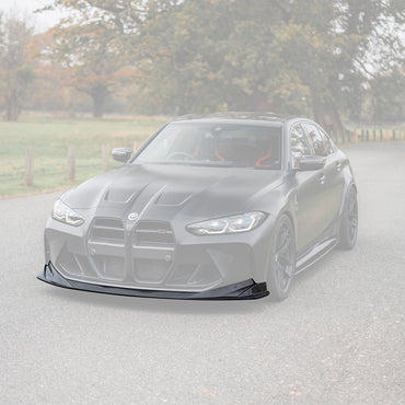BMW M3 G80 G81 & BMW M4 G82 G83 Pre - Preg Carbon Fibre PR - 1 Front Splitter by Trevora (2021+) - Evolve Automotive