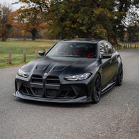 BMW M3 G80 G81 & BMW M4 G82 G83 Pre - Preg Carbon Fibre PR - 1 Front Splitter by Trevora (2021+) - Evolve Automotive