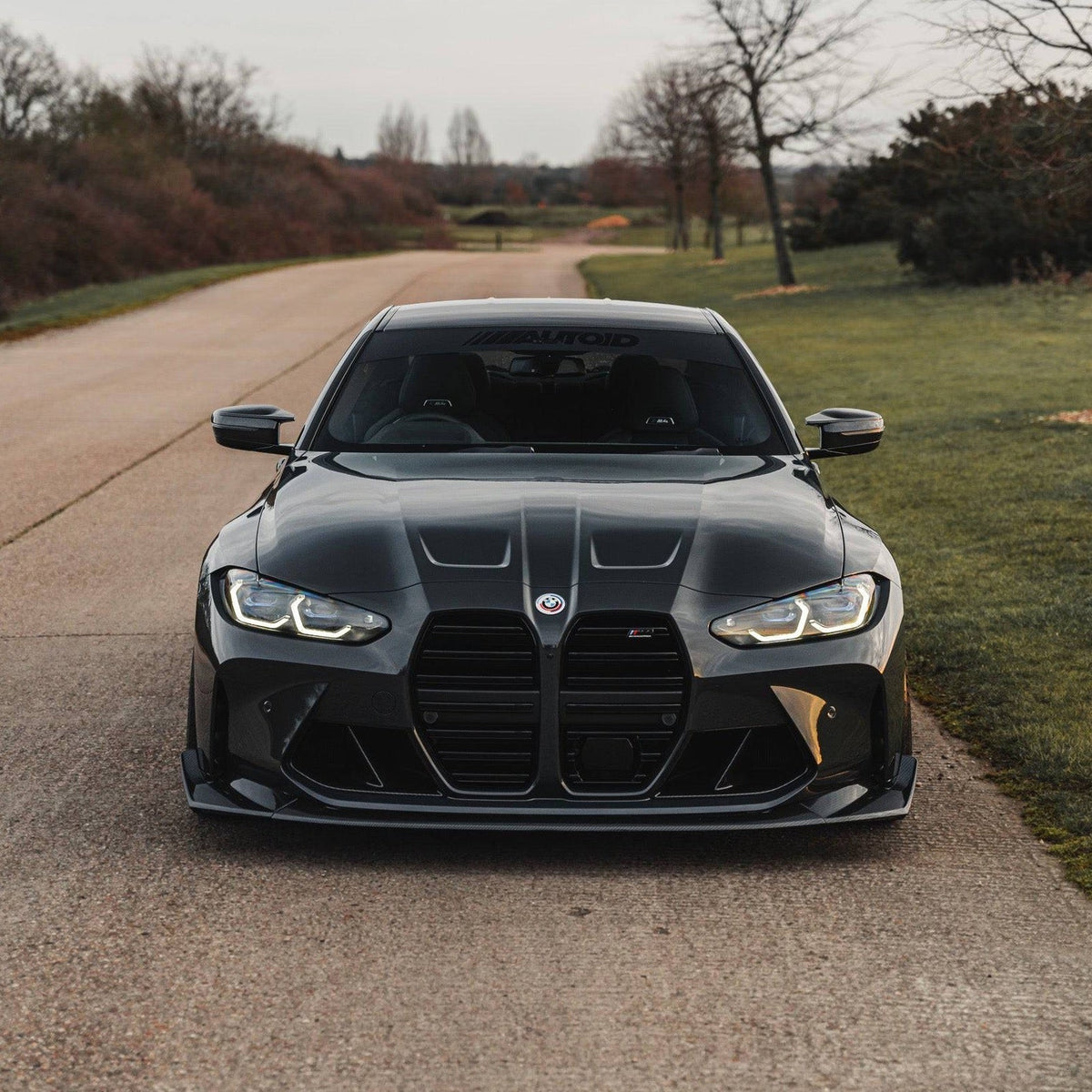 BMW M3 G80 G81 & BMW M4 G82 G83 Pre-Preg Carbon Fibre T-CSL Front Splitter by FORM (2021+) - Evolve Automotive