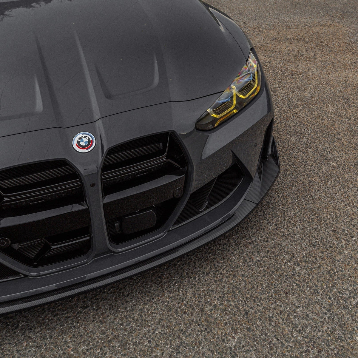 BMW M3 G80 G81 & BMW M4 G82 G83 Pre-Preg Carbon Fibre T-CSL Front Splitter by FORM (2021+) - Evolve Automotive