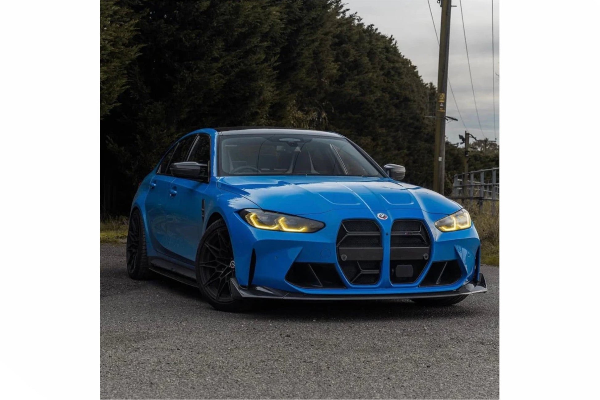 BMW M3 G80 G81 & BMW M4 G82 G83 Pre-Preg Carbon Fibre T-CSL Front Splitter by FORM (2021+) - Evolve Automotive