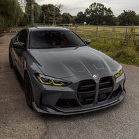 BMW M3 G80 G81 & BMW M4 G82 G83 Pre-Preg Carbon Fibre T-CSL Front Splitter by FORM (2021+) - Evolve Automotive