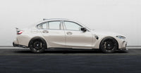 BMW M3 G80 G81 EVO - S Gloss Black Diffuser Extensions by ZAERO (2021+) - Evolve Automotive