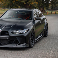 BMW M3 G80 G81 Pre - Preg Carbon Fibre PR - 1 Side Skirts by Trevora (2020+) - Evolve Automotive