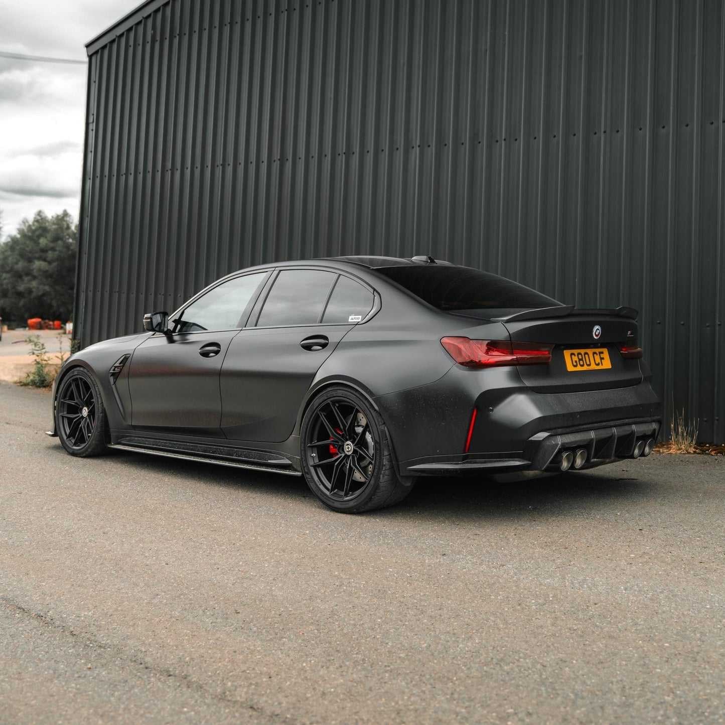 BMW M3 G80 G81 Pre - Preg Carbon Fibre PR - 1 Side Skirts by Trevora (2020+) - Evolve Automotive
