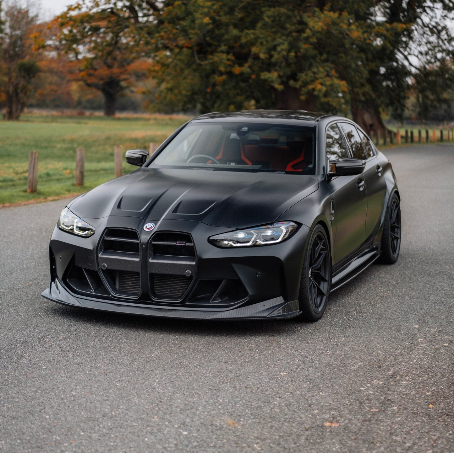 BMW M3 G80 G81 Pre - Preg Carbon Fibre PR - 1 Side Skirts by Trevora (2020+) - Evolve Automotive