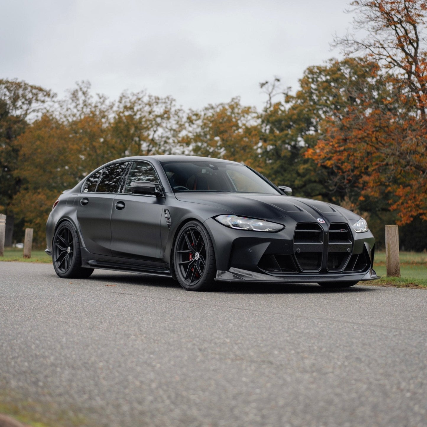 BMW M3 G80 G81 Pre - Preg Carbon Fibre PR - 1 Side Skirts by Trevora (2020+) - Evolve Automotive