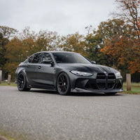 BMW M3 G80 G81 Pre - Preg Carbon Fibre PR - 1 Side Skirts by Trevora (2020+) - Evolve Automotive