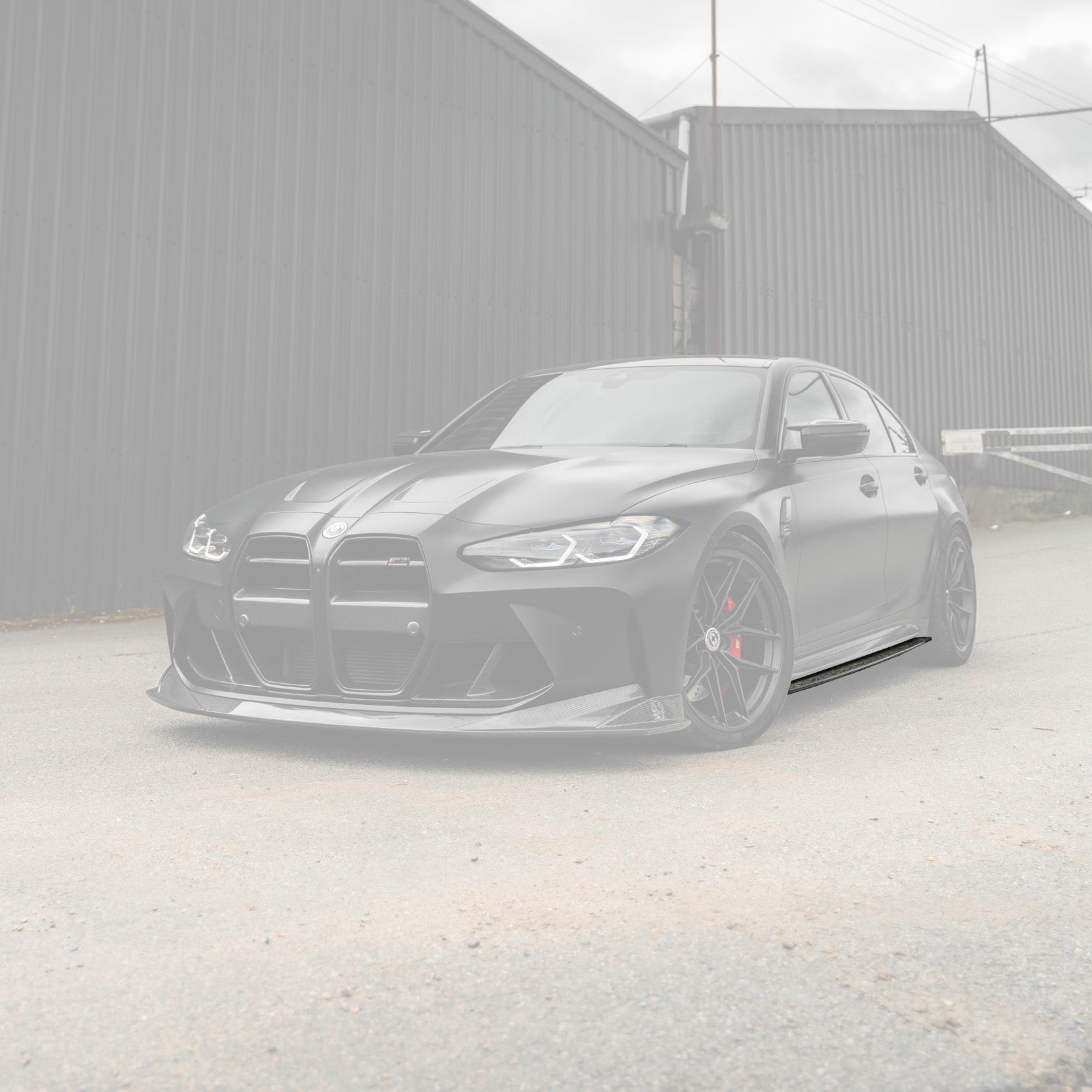 BMW M3 G80 G81 Pre - Preg Carbon Fibre PR - 1 Side Skirts by Trevora (2020+) - Evolve Automotive