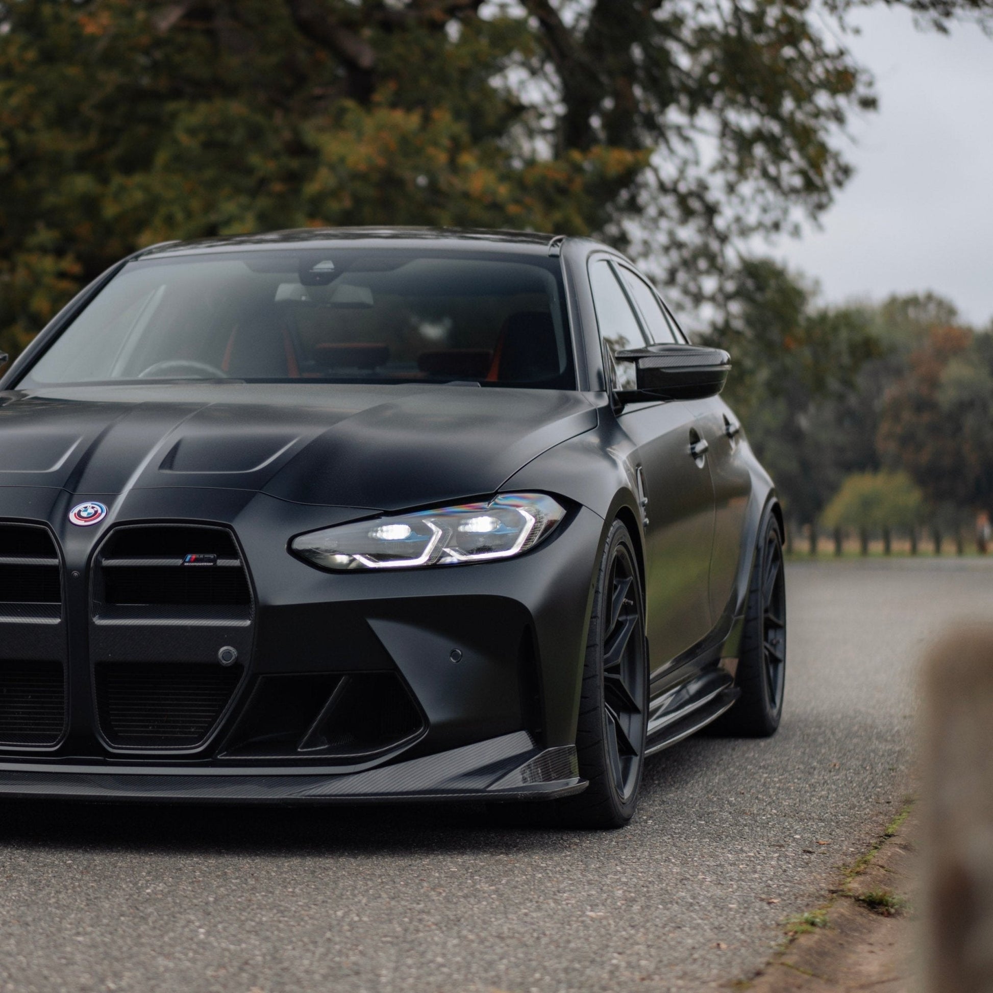 BMW M3 G80 G81 Pre - Preg Carbon Fibre PR - 1 Side Skirts by Trevora (2020+) - Evolve Automotive