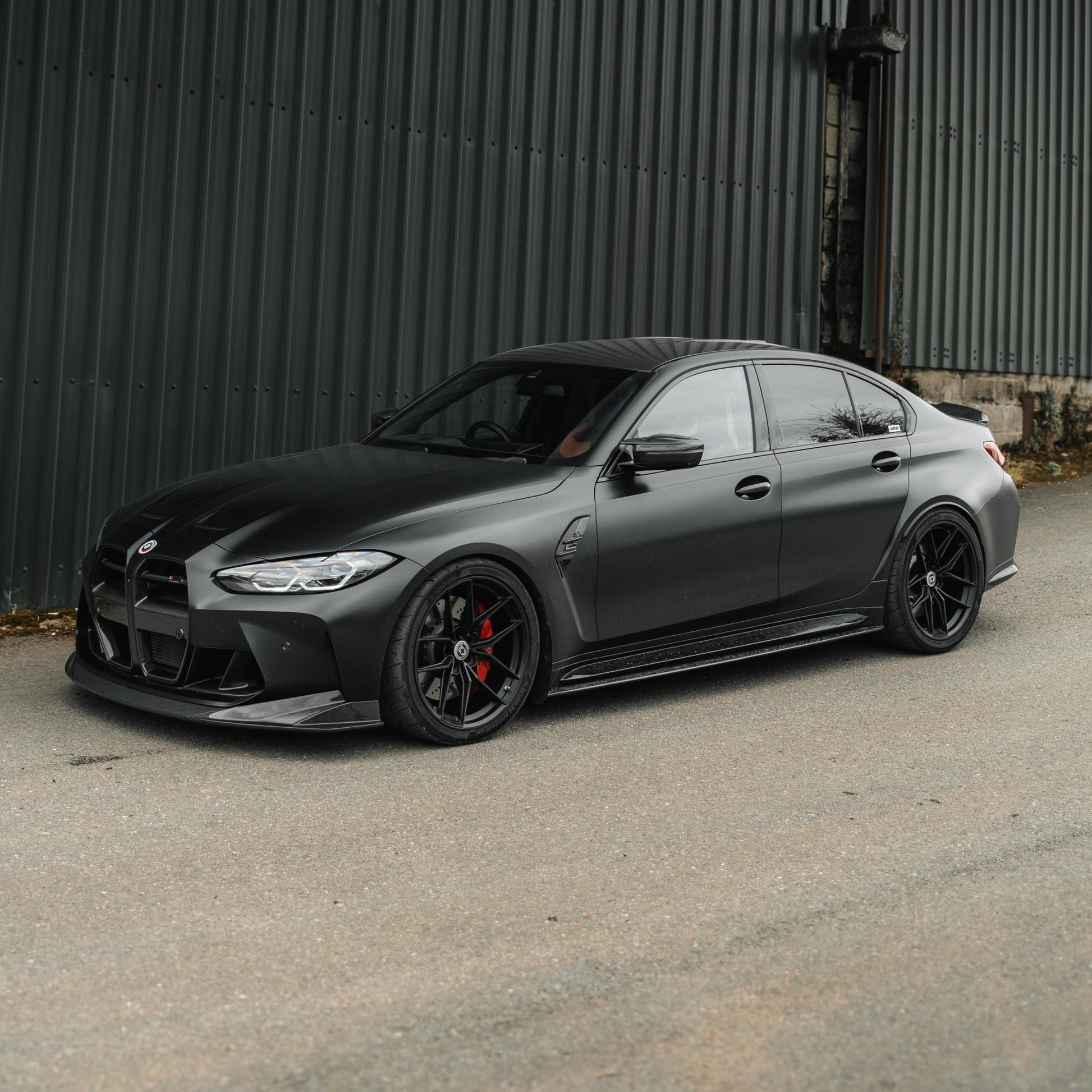 BMW M3 G80 G81 Pre - Preg Carbon Fibre PR - 1 Side Skirts by Trevora (2020+) - Evolve Automotive