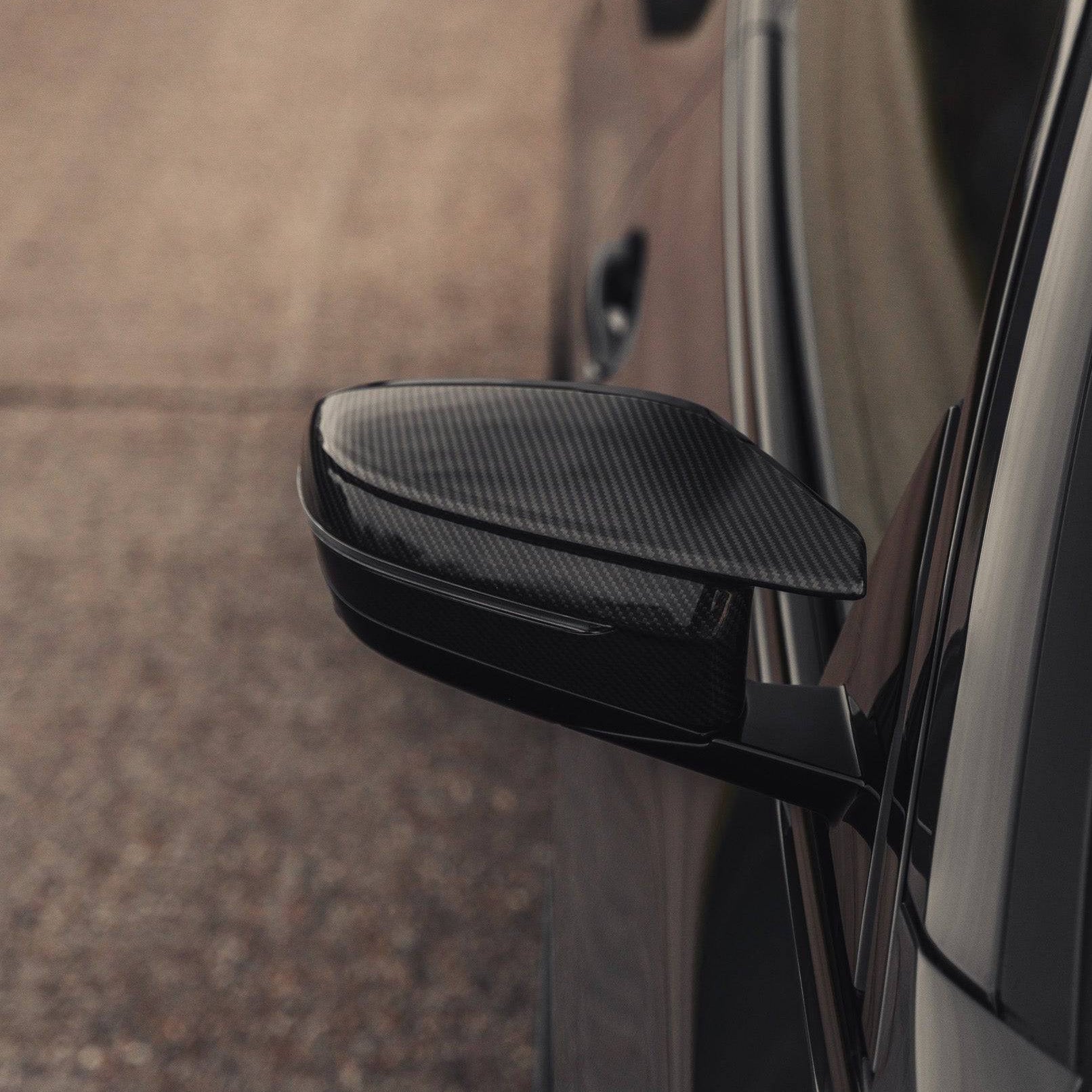 BMW M3 G80, M4 G82, M2 G87, M240i G42 & M340i G20 Pre - preg Carbon Fibre Wing Mirror Covers by Trevora (2021+) - Evolve Automotive