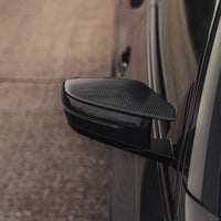 BMW M3 G80, M4 G82, M2 G87, M240i G42 & M340i G20 Pre - preg Carbon Fibre Wing Mirror Covers by Trevora (2021+) - Evolve Automotive