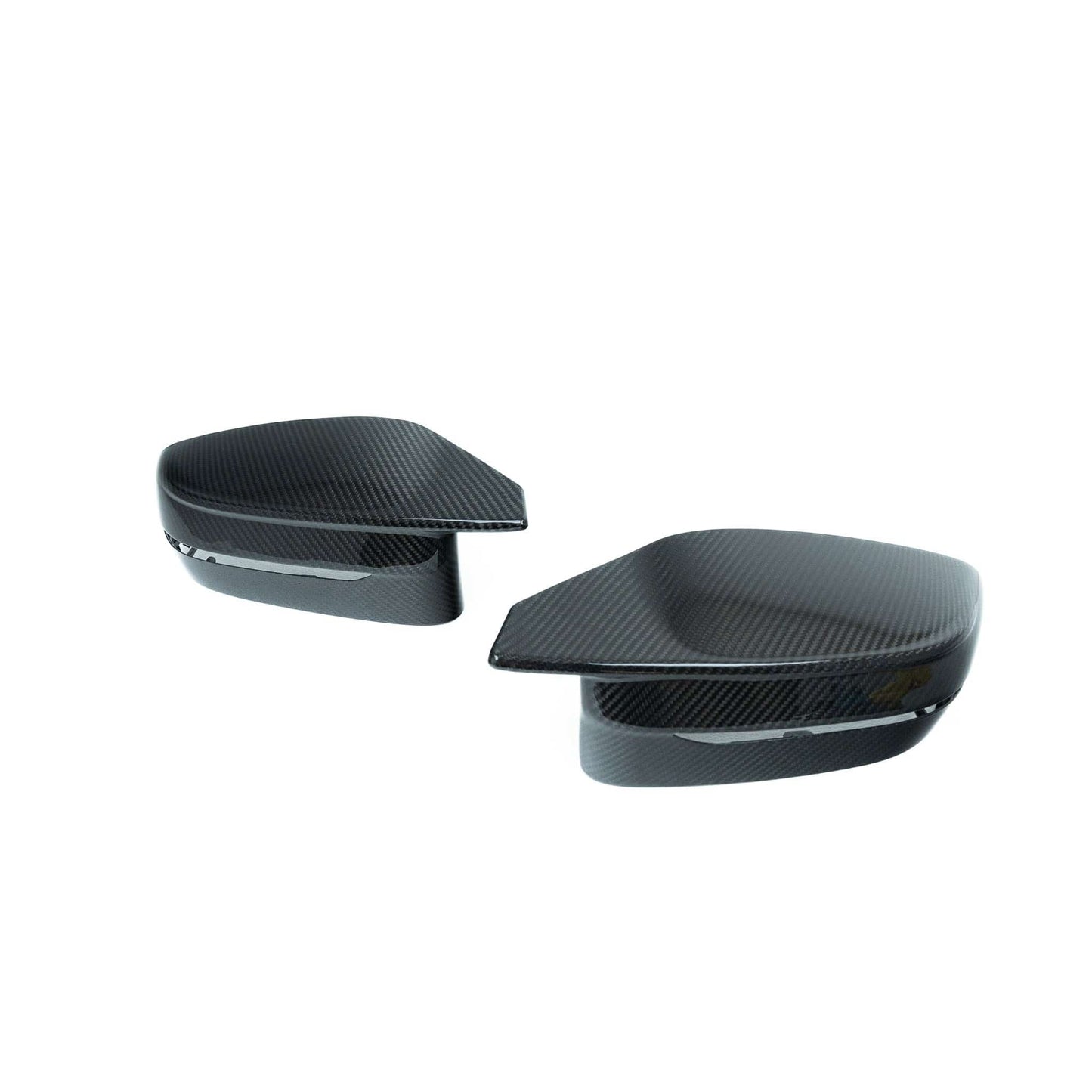 BMW M3 G80, M4 G82, M2 G87, M240i G42 & M340i G20 Pre - preg Carbon Fibre Wing Mirror Covers by Trevora (2021+) - Evolve Automotive