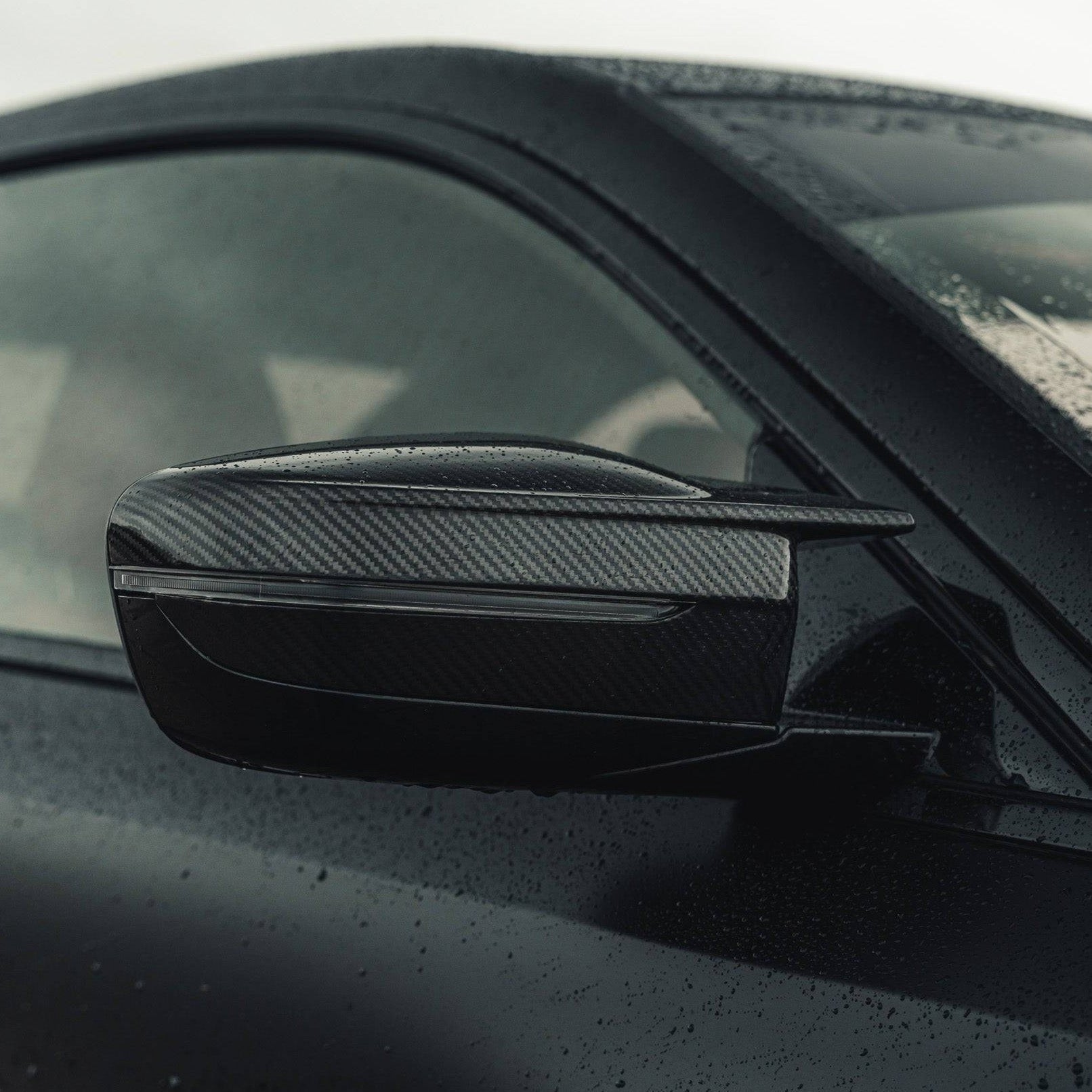 BMW M3 G80, M4 G82, M2 G87, M240i G42 & M340i G20 Pre - preg Carbon Fibre Wing Mirror Covers by Trevora (2021+) - Evolve Automotive