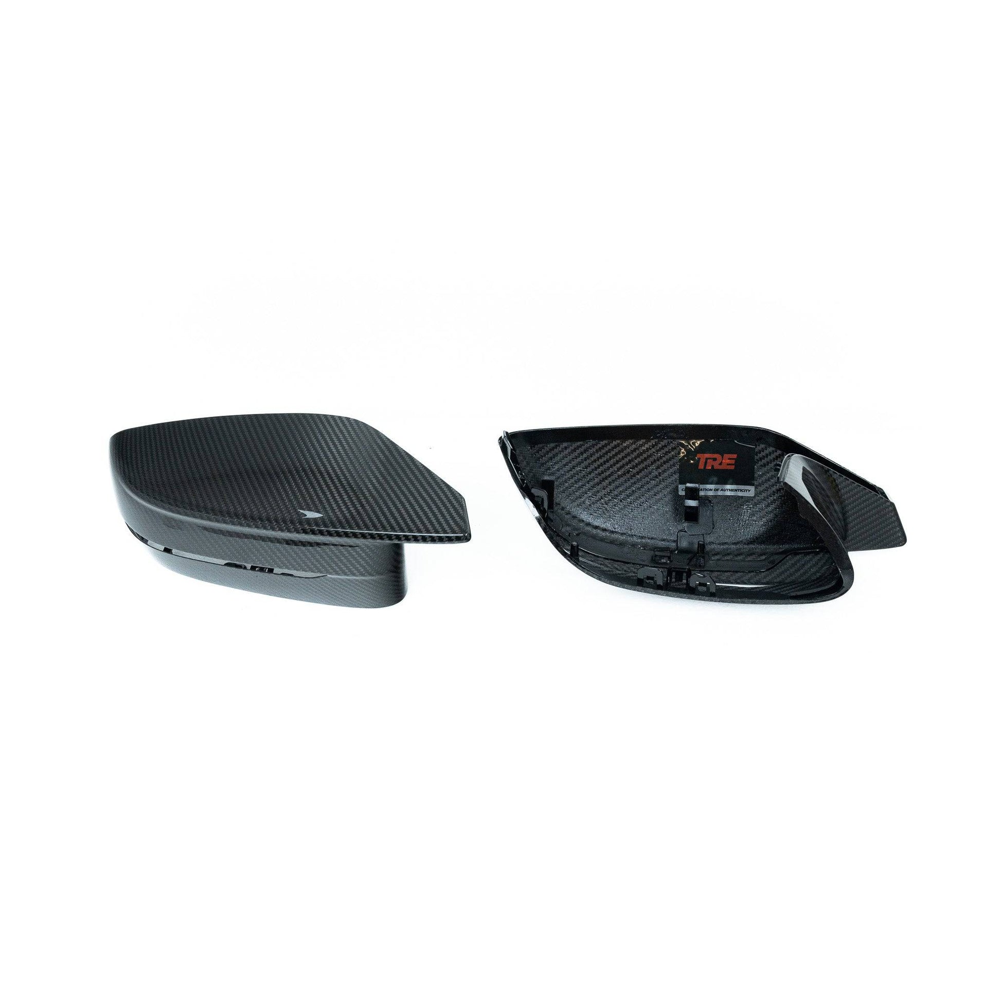 BMW M3 G80, M4 G82, M2 G87, M240i G42 & M340i G20 Pre - preg Carbon Fibre Wing Mirror Covers by Trevora (2021+) - Evolve Automotive