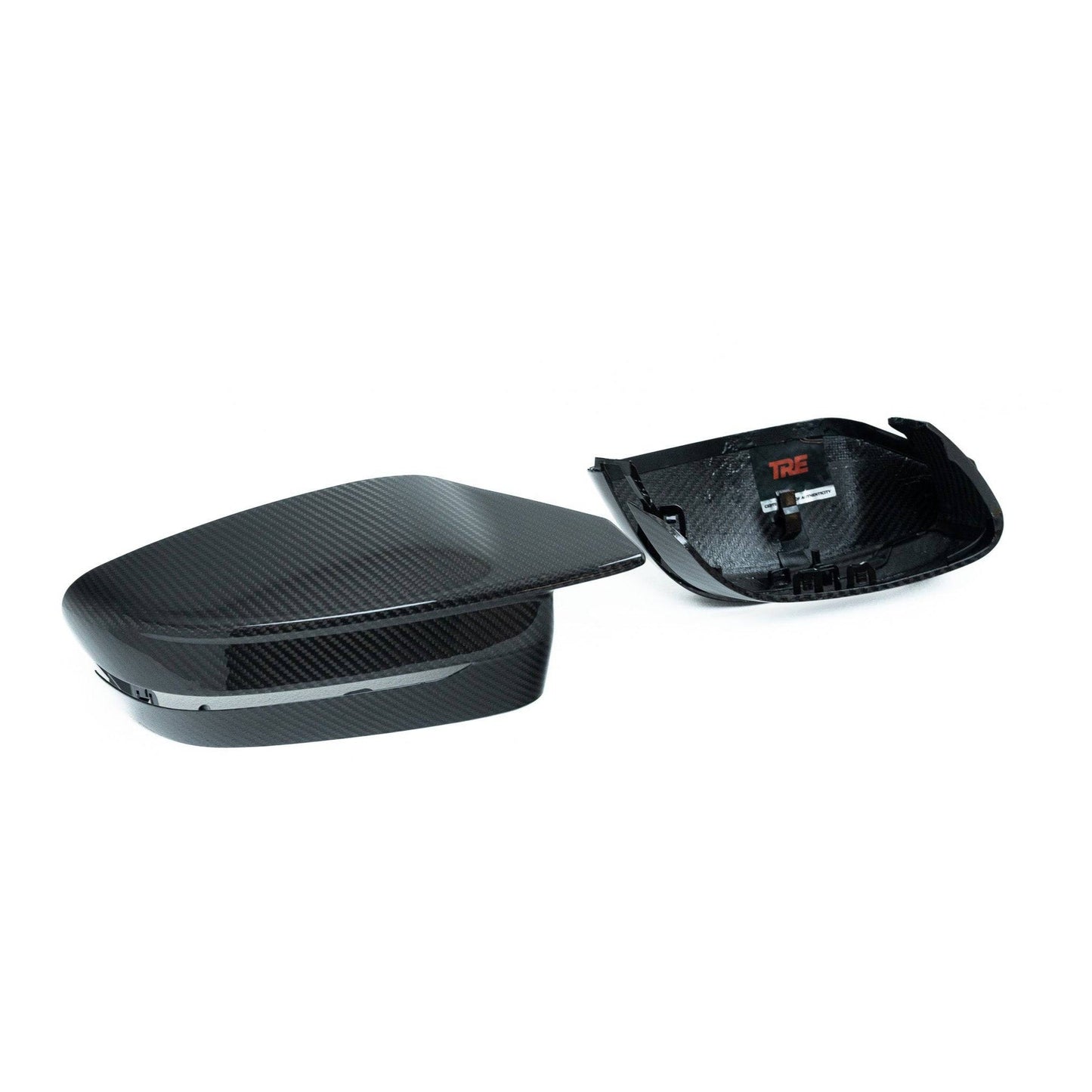 BMW M3 G80, M4 G82, M2 G87, M240i G42 & M340i G20 Pre - preg Carbon Fibre Wing Mirror Covers by Trevora (2021+) - Evolve Automotive