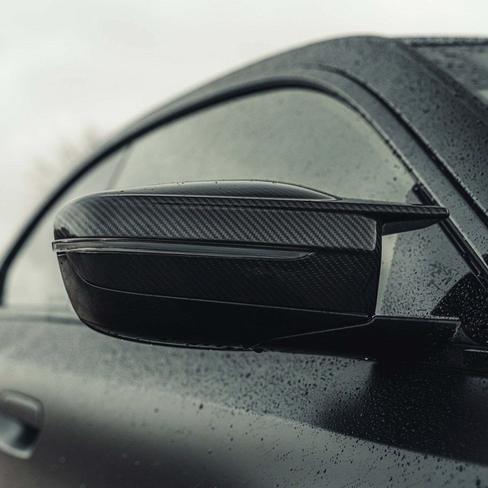 BMW M3 G80, M4 G82, M2 G87, M240i G42 & M340i G20 Pre - preg Carbon Fibre Wing Mirror Covers by Trevora (2021+) - Evolve Automotive