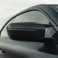 BMW M3 G80, M4 G82, M2 G87, M240i G42 & M340i G20 Pre - preg Carbon Fibre Wing Mirror Covers by Trevora (2021+) - Evolve Automotive
