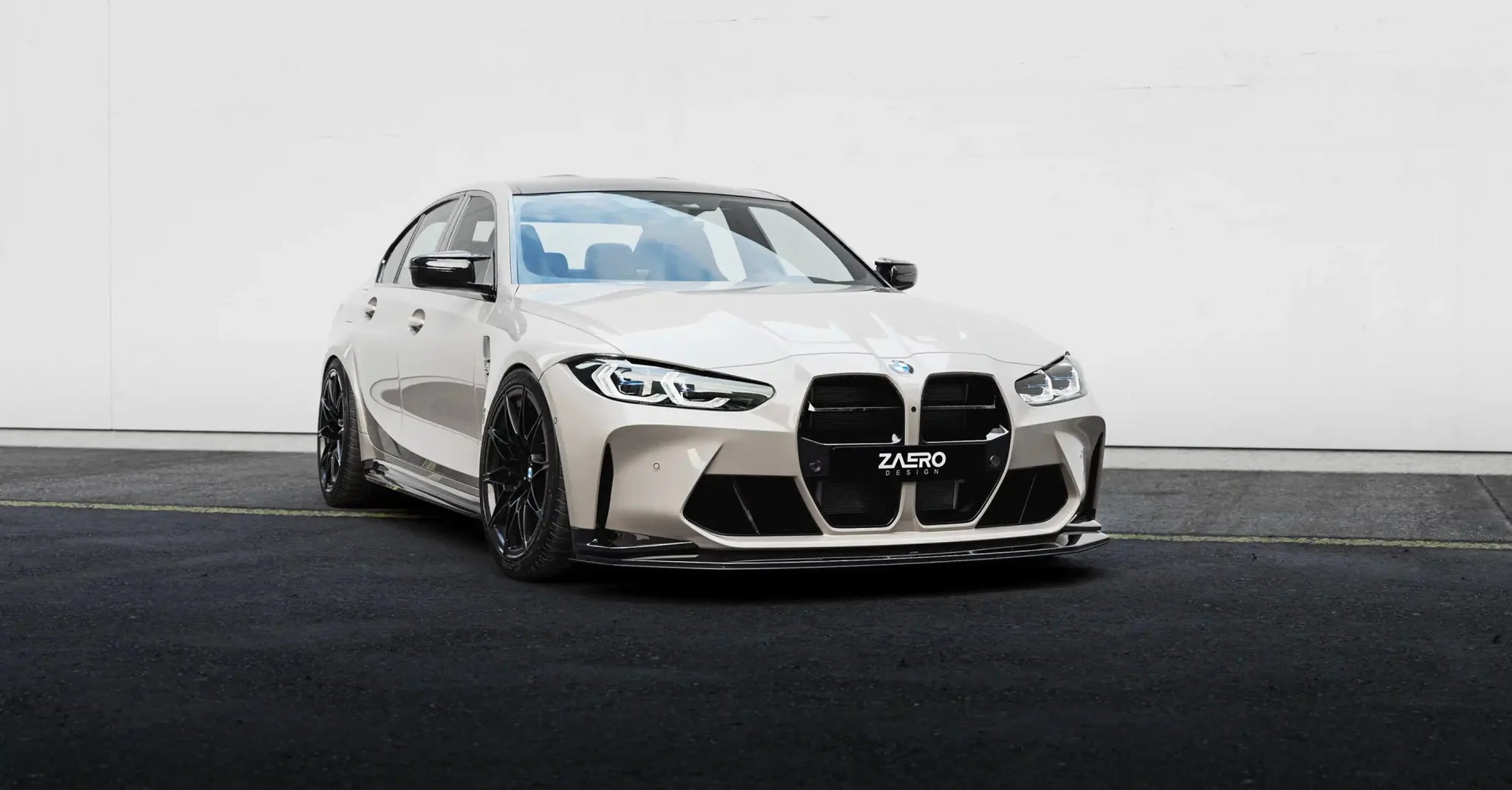 BMW M3 G80 Saloon Gloss Black Body Kit by ZAERO - Evolve Automotive