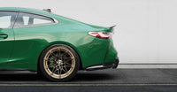 BMW M4 G82 G83 EVO - S Gloss Black Diffuser Extensions by ZAERO (2021+) - Evolve Automotive