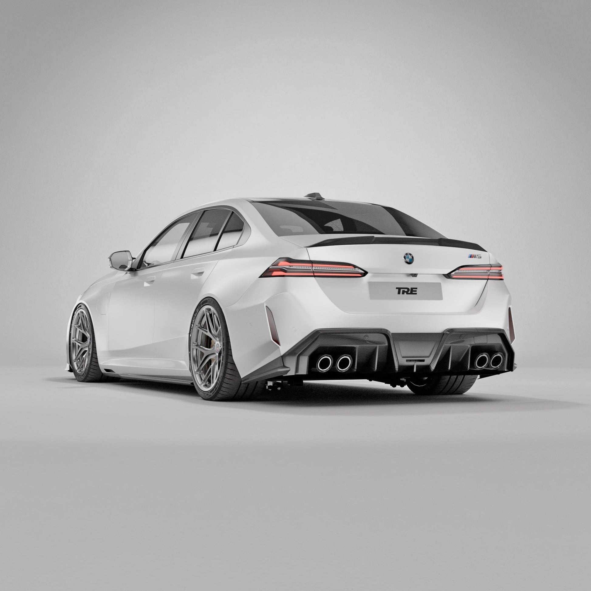 BMW M5 G90 & G60 5 Series Pre - Preg Carbon Fibre PR - 1 Rear Spoiler by Trevora - Evolve Automotive