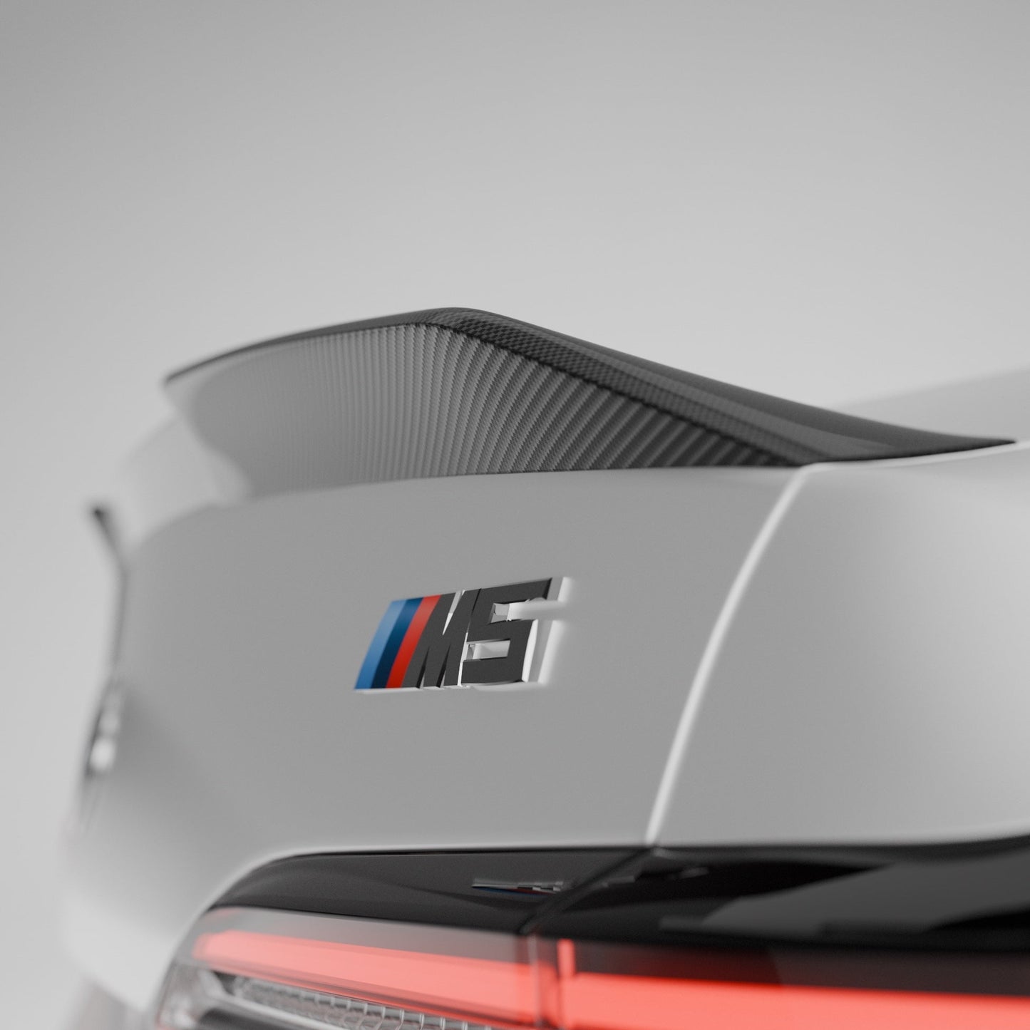 BMW M5 G90 & G60 5 Series Pre - Preg Carbon Fibre PR - 1 Rear Spoiler by Trevora - Evolve Automotive