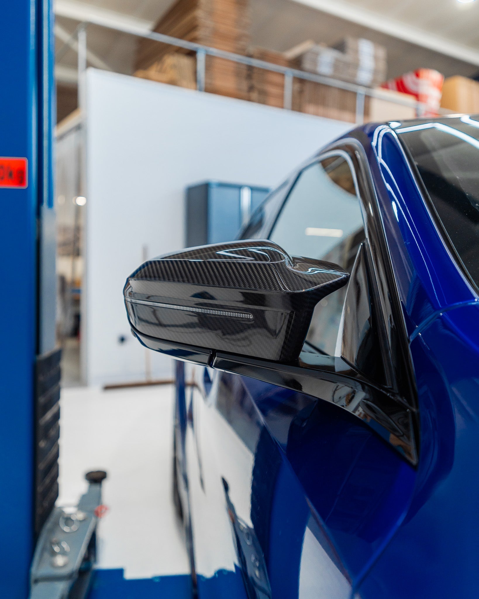 BMW M5 G90 G99, 5 Series G60 & X3 G45 Pre - preg Carbon Fibre M Mirror Covers by Trevora (2024+) - Evolve Automotive